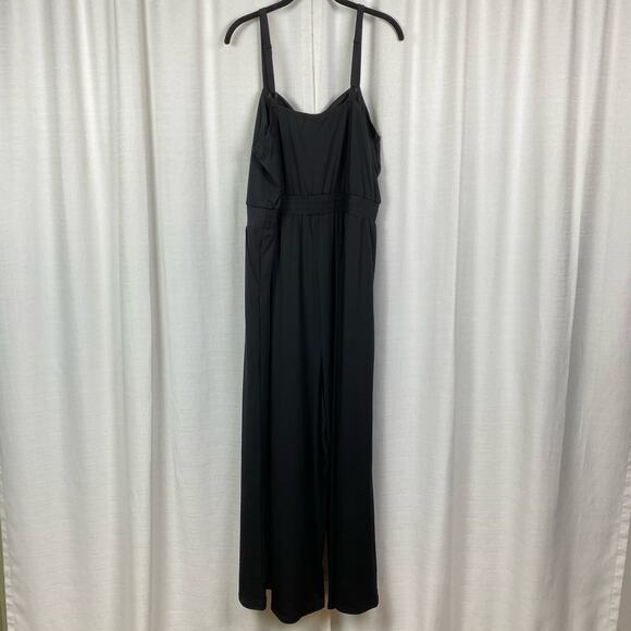 Torrid Black Studio Knit Tube Top Wide Leg Jumpsuit Sz.3 NWT - Picture 10 of 15